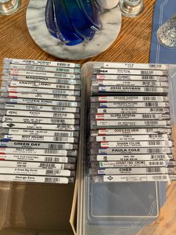 Lot of 40 vintage sealed CD’S 70’s, 80’s, 90’s, 2000’s.