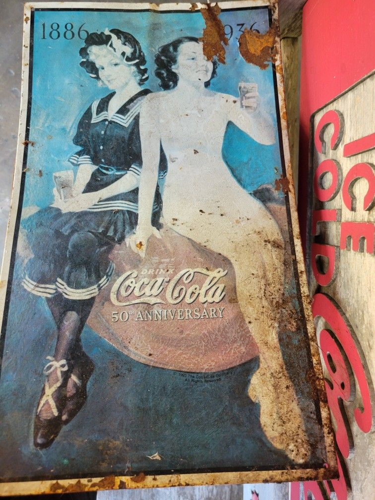 Antique Coca Cola Sign