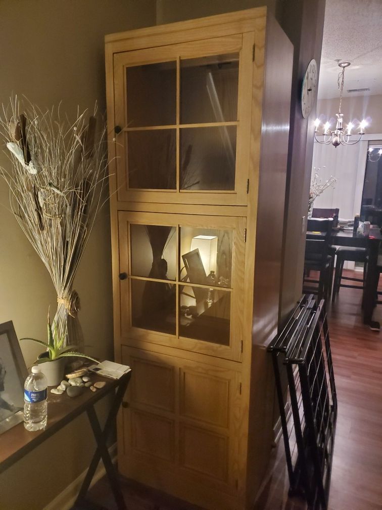 China Cabinet - light birch color
