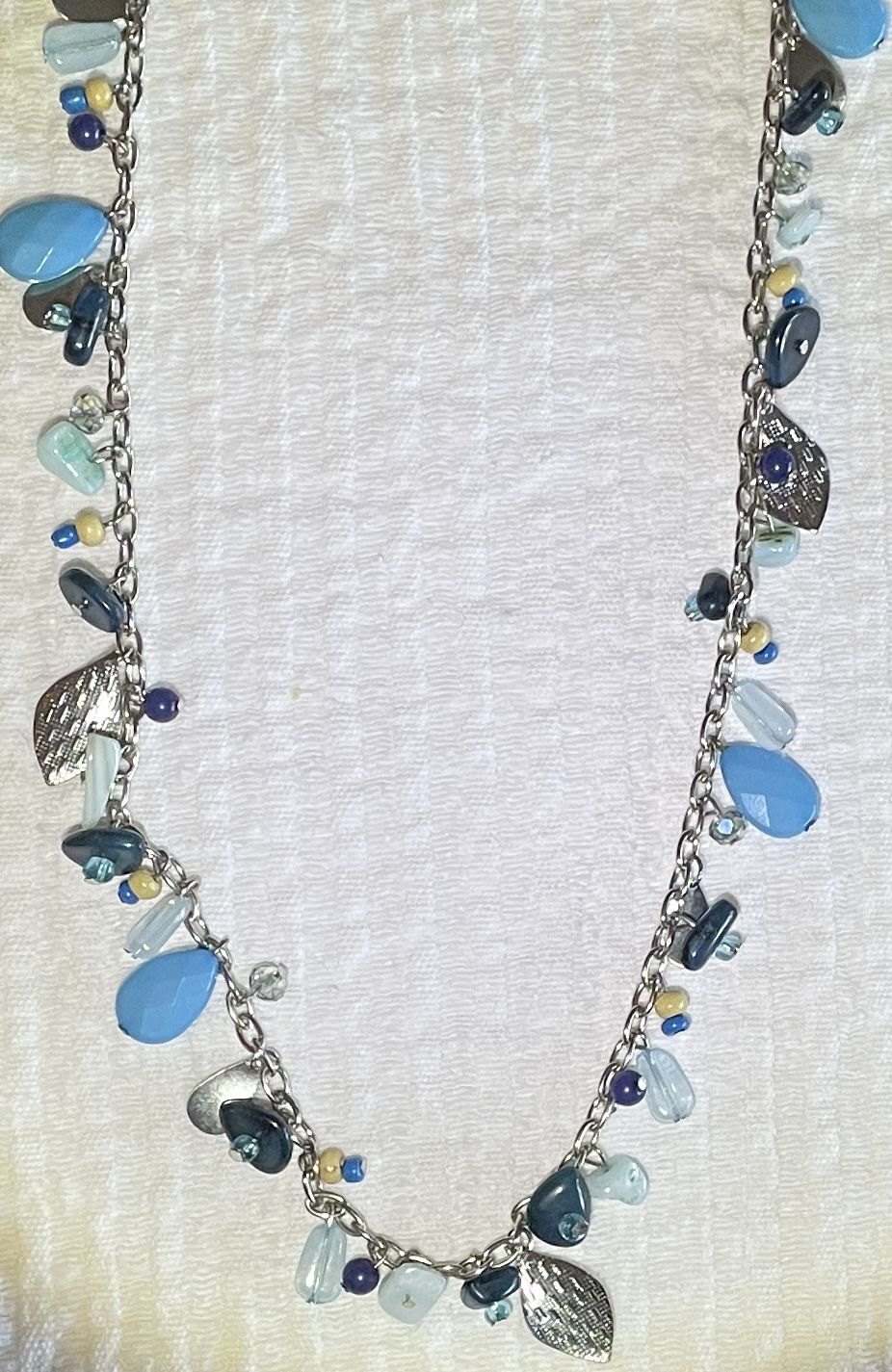 Beautiful Sonoma Necklace, Silver, Blue, Aqua, Turquoise