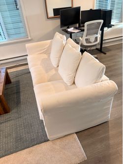 White couch