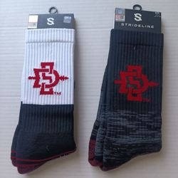 SDSU Aztecs Strideline Crew Socks Set