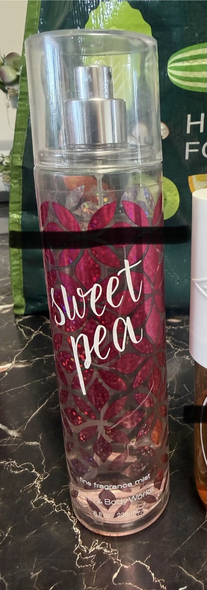 Sweet Pea Bath & Body Works Spray. See Fill Line