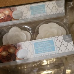 60 Flower Floating Candles- Used Once