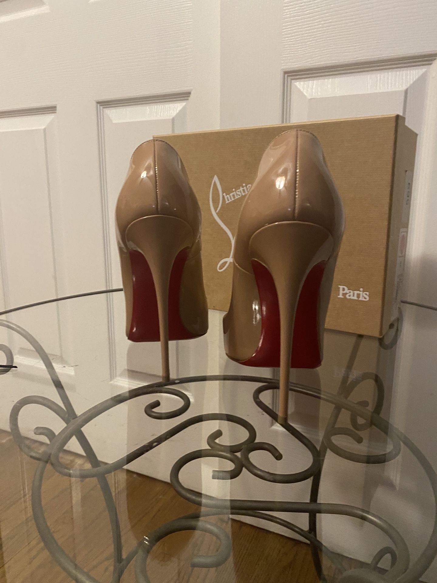 Christian Louboutin So Kate Patent Pointed-Toe Red Sole Pump