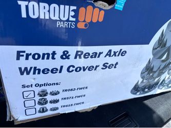Front and Rear Axle Wheel Cover set