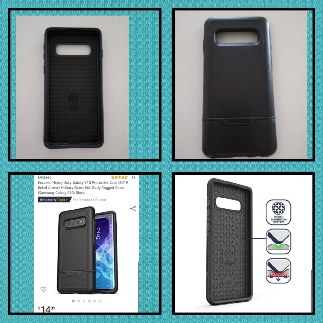 Encased Heavy Duty Galaxy S10 Protective Case