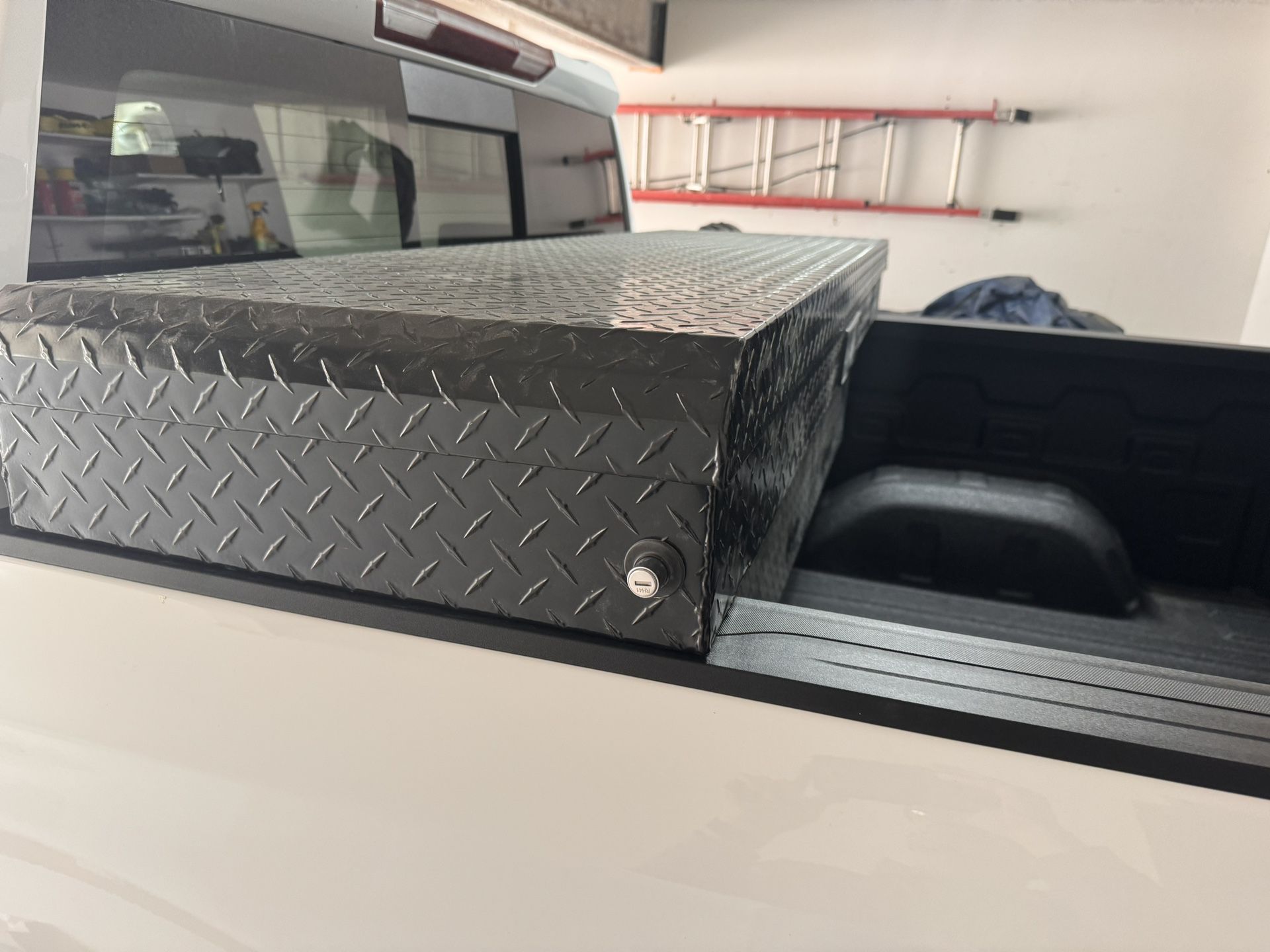 71.36 in. Matte Black Aluminum Full Size Crossbed Truck Tool Box