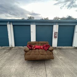 Brown Double Recliner 