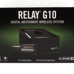 Line 6 Relay G10 Digital Instrument Wireless System 1/4" Guitar NEW