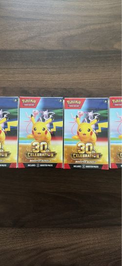 Pokemon 30th anniversary booster bundles