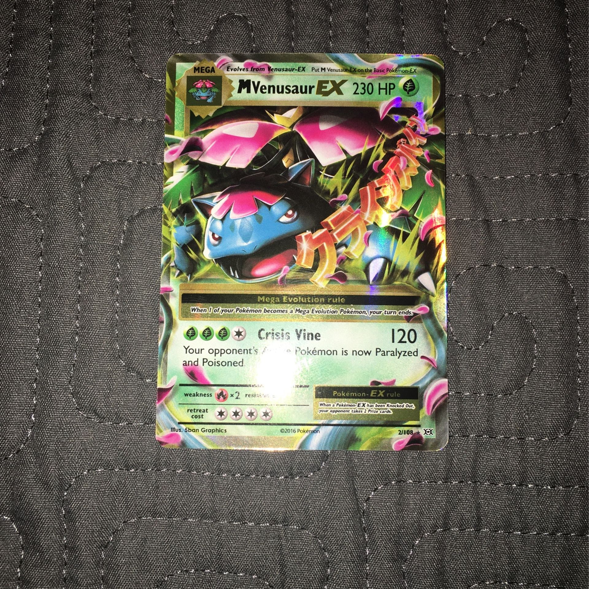 Mvenusaur EX Pokémon Card