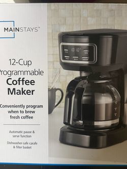 Mainstays 12-Cup Programmable Coffee Maker