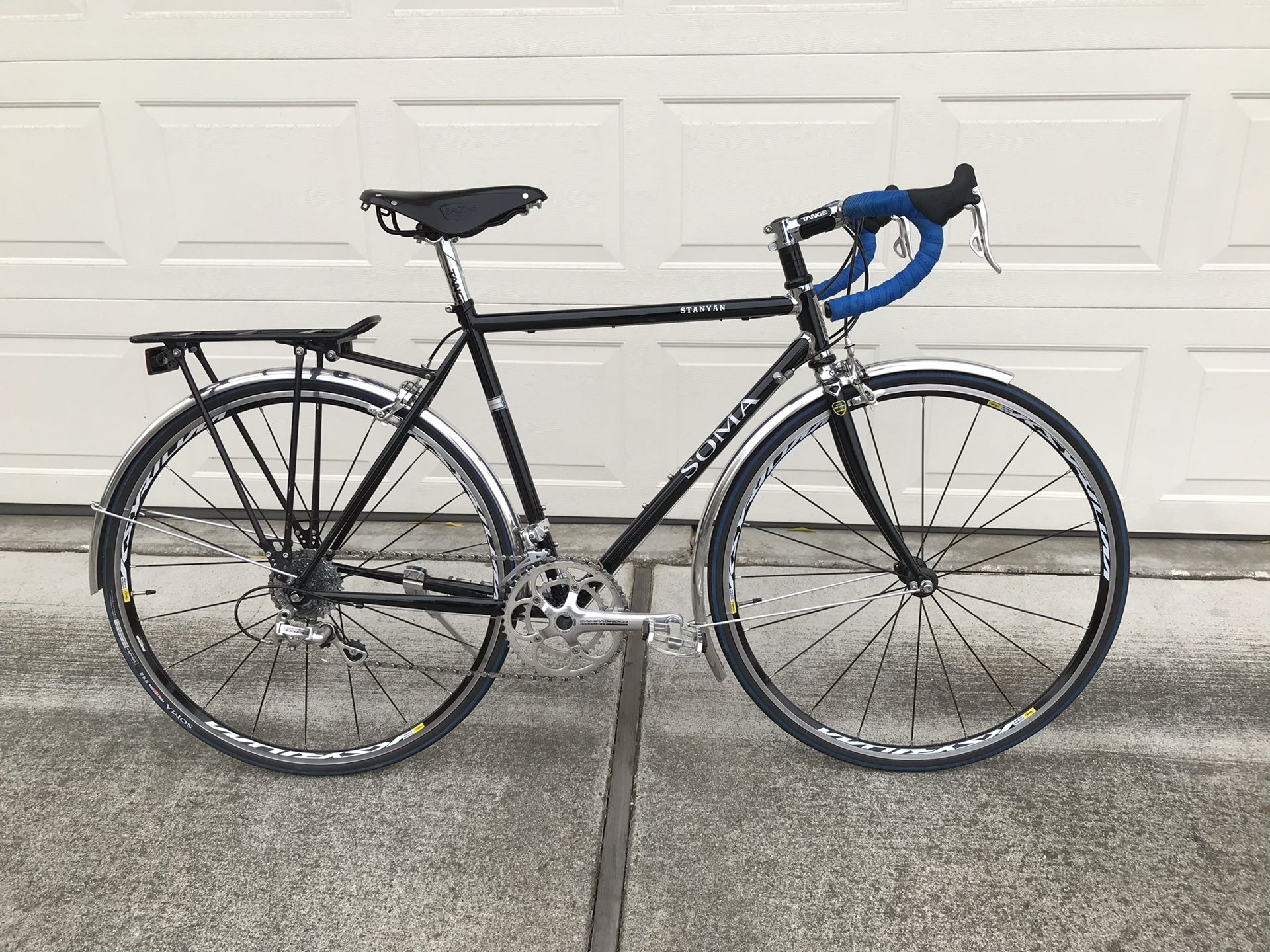 Soma Stanyan 52 Road bike bicycle Campagnolo brooks velo orange tang Tektro mavic