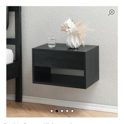 Brand NEW Reni 1 Solid Wood NIGHTSTAND IDRIS MANGO WOOD BNIB NEVER USED