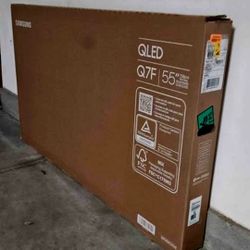 55 Inch QLED Samsung Q7F Smart TV 4K UHD. Brand new in the box. 