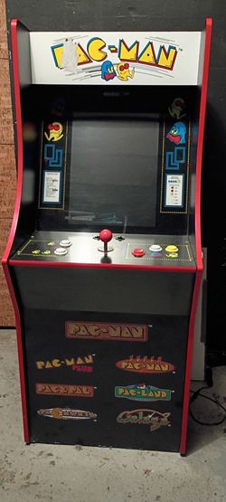 1 up pacman game with 7 games 40th edition