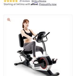 Recumbent Exercise Bike