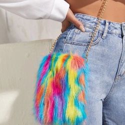 Faux Fur Purse