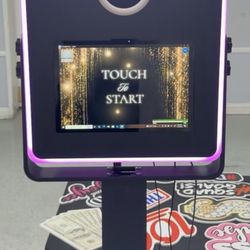 Black Photo Booth full complete set