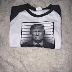 Port Company “President Donald J Trump” not Guilty 3 quarter sleeve size Large