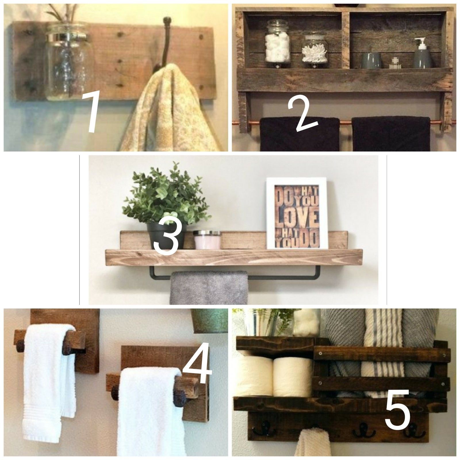Custom made shelf (farmhouse style)