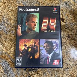 24: The Game (Sony PlayStation 2, 2006) - W/ Manual
