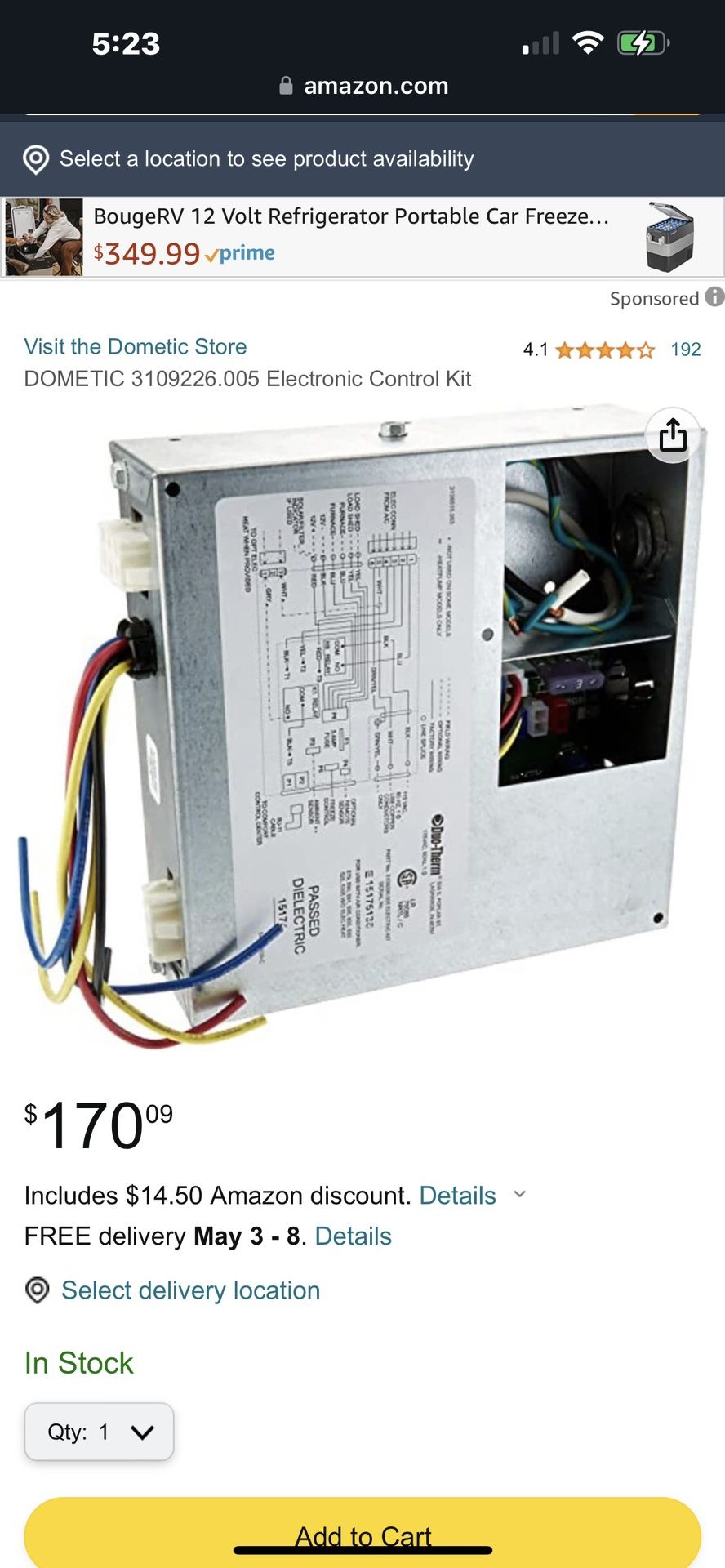 Rv Domestic Control Kit