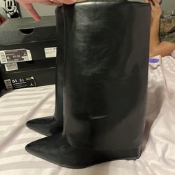 black booties/boots