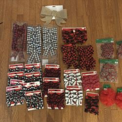*NEW*Christmas Crafting Bows Lot