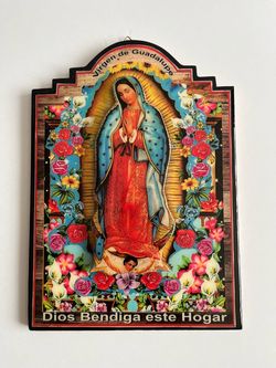 Virgen de Guadalupe Decorative Wall Plaque