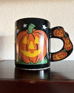 Vintage Halloween Coffee Cup