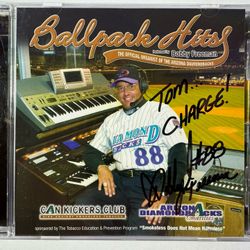 Bobby Freeman - BALLPARK Hits (CD 2002) AZ Diamondbacks Organist Autograph VG
