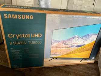 Samsung 55” Crystal UHD 4K Smart TV – TU8000 Series 8