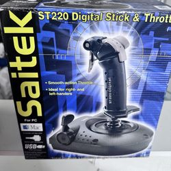 Saitek St 220 Digital Stick And Throttle