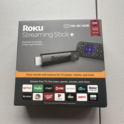 Roku Streaming Stick+ 4K/HDR/HD Streaming Player 