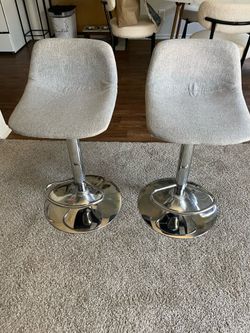 2 Grey Barstools
