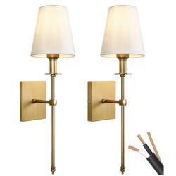 Wall Sconces Set of Two 2 Pack Vintage Wall Light Fixture