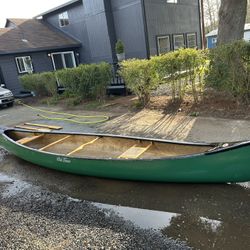 Old Town Camper Canoe With Oar’s 