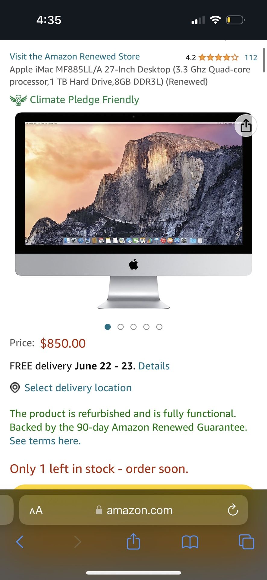 iMac 27 Inch ( Retina 5k)