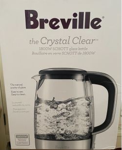 NEW Breville Crystal Clear 1800W Glass Kettle