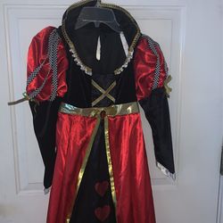 Alice In Wonderland Queen Of Hearts Costume 
