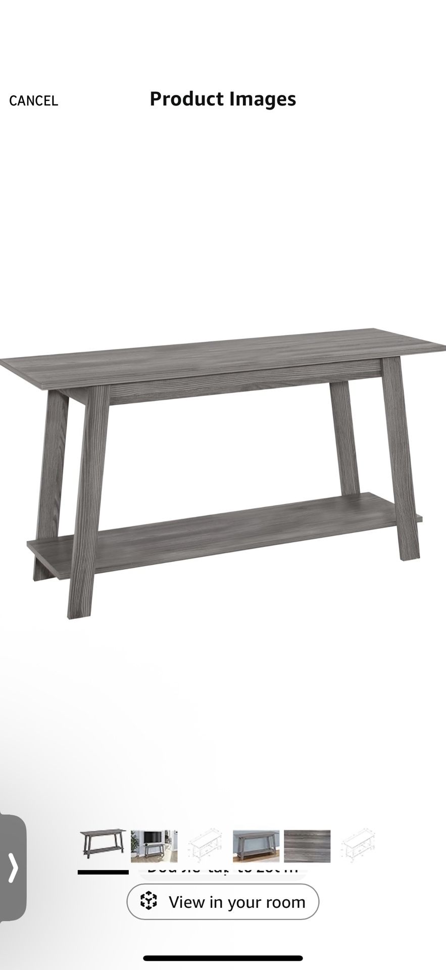 Monarch Specialties I TV STAND-42 L, Grey