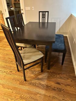 Table and chairs