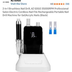 2-in-1 Brushless Nail Drill