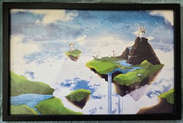 Chrono Trigger Zeal Kingdom Print and Frame