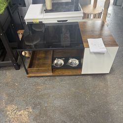 EROMMY This is a 2-in-1 design coffee table, you can use it as a coffee table only without installing cat accessories. When you have cat kids in your 