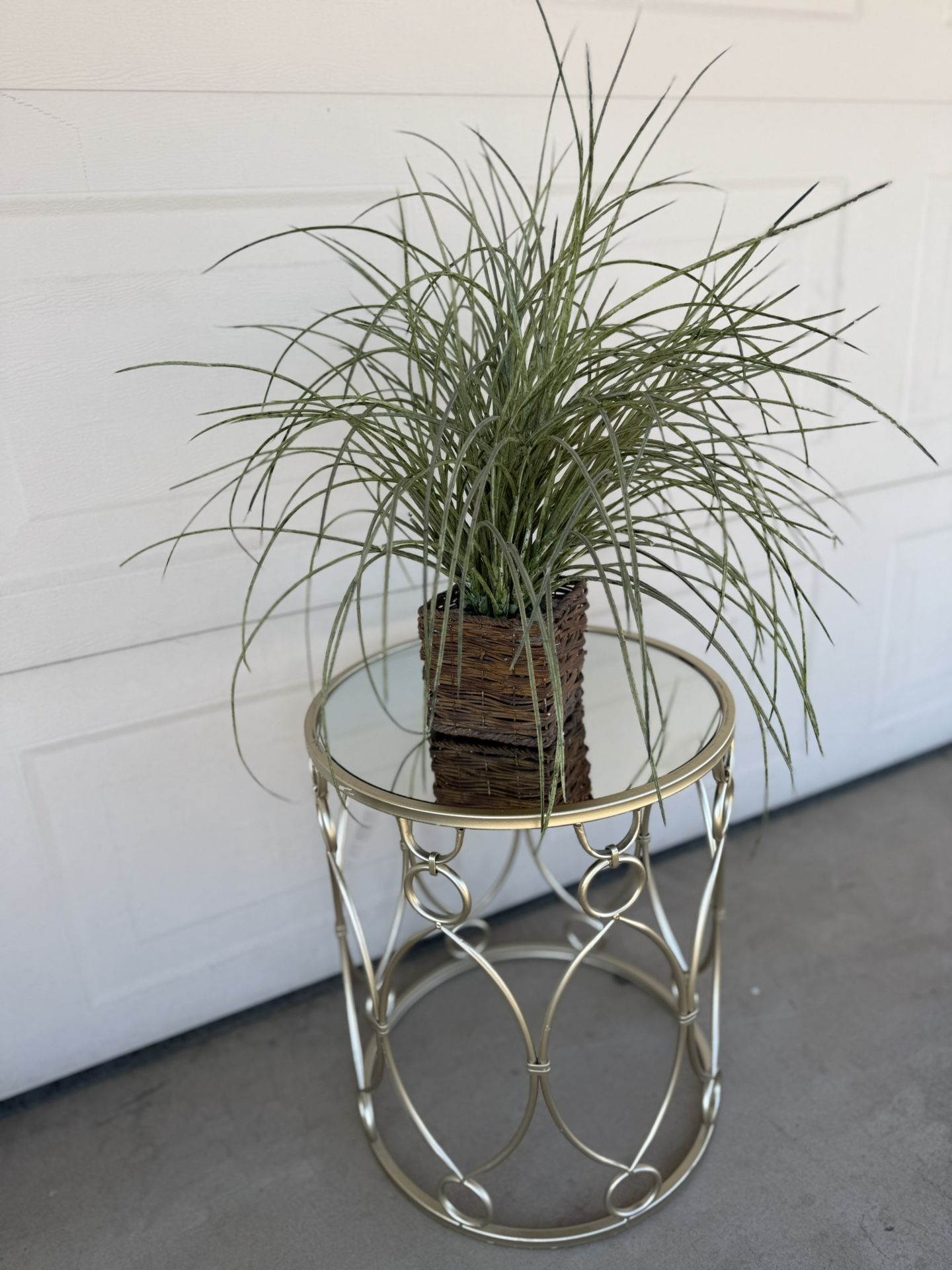 Mirrored Side Table