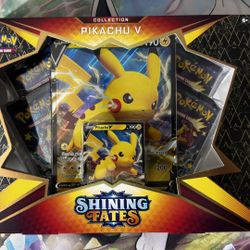 Pokémon Pikachu V Shinning Fates Box