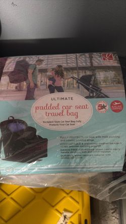 Car seat travel bag